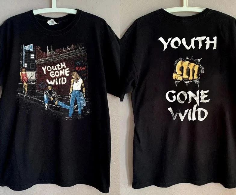 Vintage 1989 Skid Row Youth Gone Wild T-Shirt. 2XL