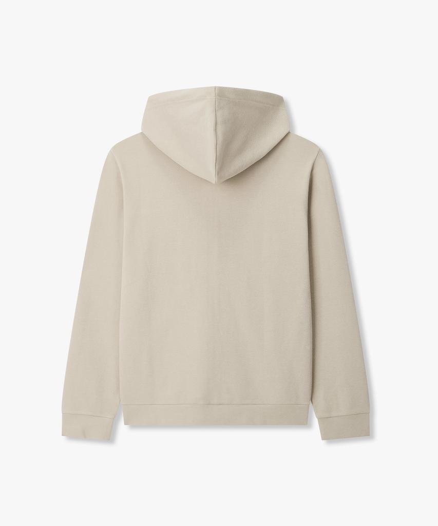EMPORIO ARMANI UNDERWEAR Men'S Eagle Patch Lounge Zip-Up Hoodie_Natural 0816138003