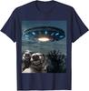Cane Selfy con Ufo Alieno Regalo Divertente per Amanti dei Cani T-Shirt Unisex