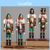 Soldado Quebra-Nozes 11,8" Enfeite de Madeira Brinquedo Natal Decoração de Casa Estátuas Modelo Presente