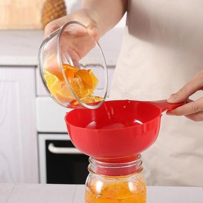 Entonnoir à large goulot pour cuisine, laboratoire, camping, entonnoir en plastique de qualité alimentaire pour verser facilement, moins de déversements, moins de dégâts, fournitures de mise en conserve polyvalentes
