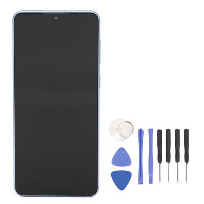 6.4 Inch LCD Display Digitizer Screen Replacement with Frame Repair Tool Kit Fingerprint Sensor for