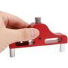 Wood Scribe Gauge, Center Finder Tool, Center Scriber, Marking Center Tool, 1mm Accuracy for Woodworking Device Woodworking Equipment(red)