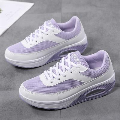 Thick Sole Spring Sport And Fitness Vulcanize Women's Health Shoes Orange Sneakers Women Trending Products Latest Trend