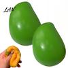 Interactive Sensory Toy Crunchy Mango Squeeze Stress Ball, Color Changing Fidget with Crisp Tactile Reliever Sound, High Elastic Decompression