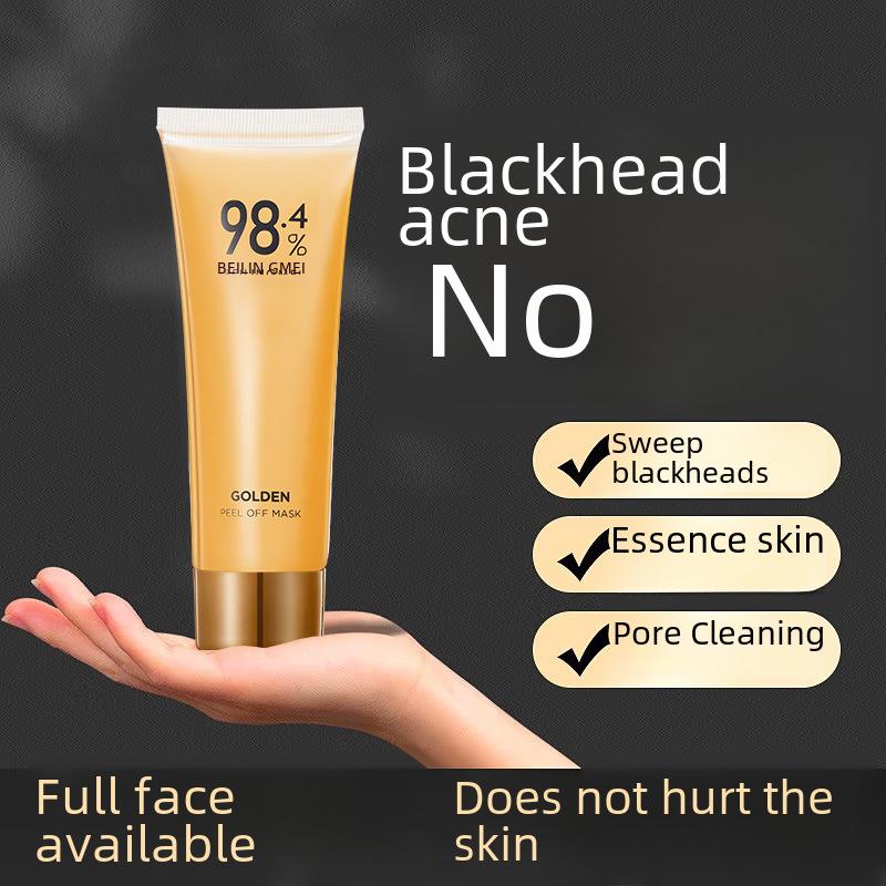 Benefici della Maschera Peel-Off all'Oro 24k: Struccante Esfoliante Punti Neri per Pulizia Profonda e Cura del Viso.
