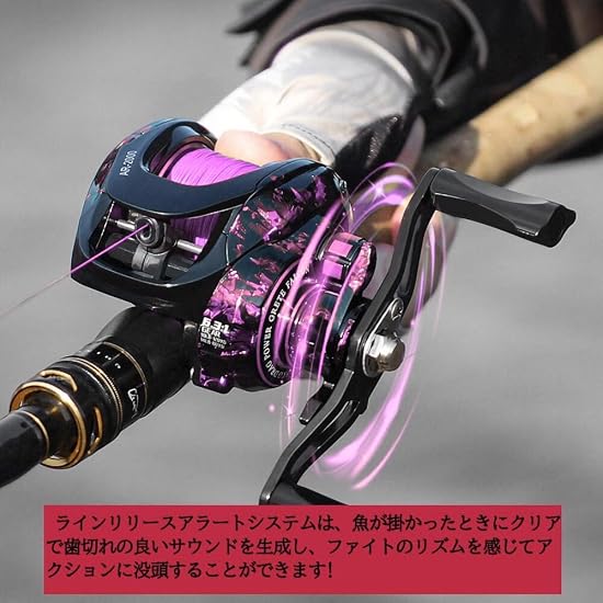 Baitcasting Reel, Fishing Reel, Saltwater/Freshwater Dual Use, Left/Right Handle, Ultralight, Powerf