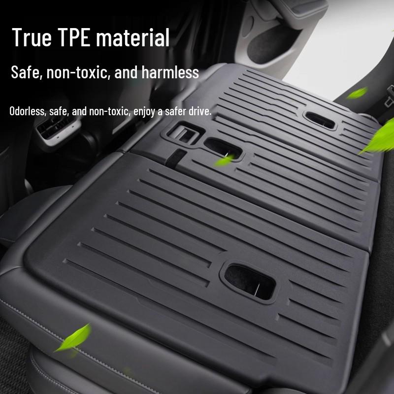 Tesla Model Y/3 Rear Seat Backrest Pad & Trunk Mat - Tail Box Car Accessory