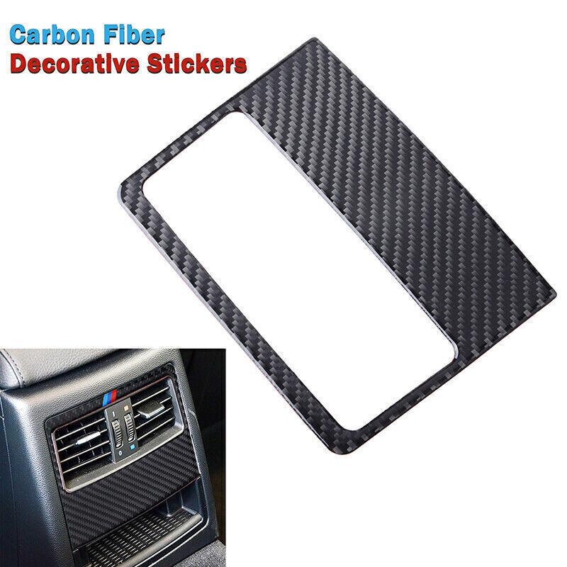 Real Carbon Fiber Rear Air Vent Outlet Cover For 05-2012 BMW 3 Series E90 E92/93