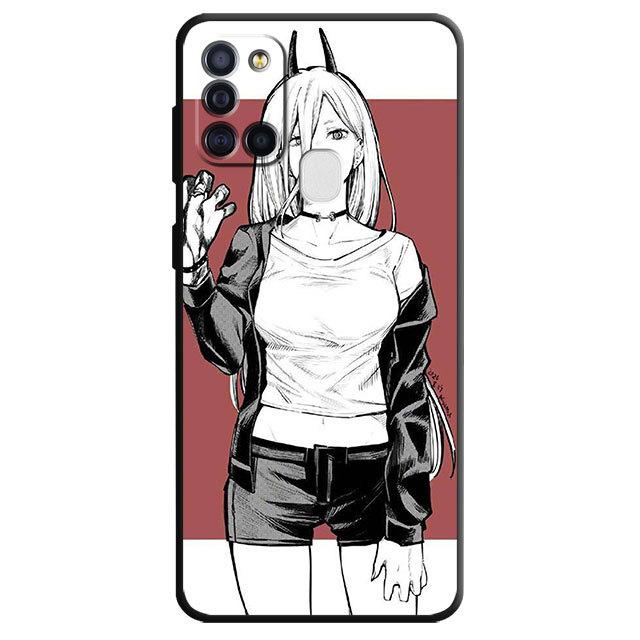 

Мягкий чехол из ТПУ для Samsung Galaxy A50 A03s A04s A10s A03 Core A04 A02s A10 A20e A70 A40 A02 A01, чехол с рисунком «Человек из бензопилы» в стиле аниме Samsung A10