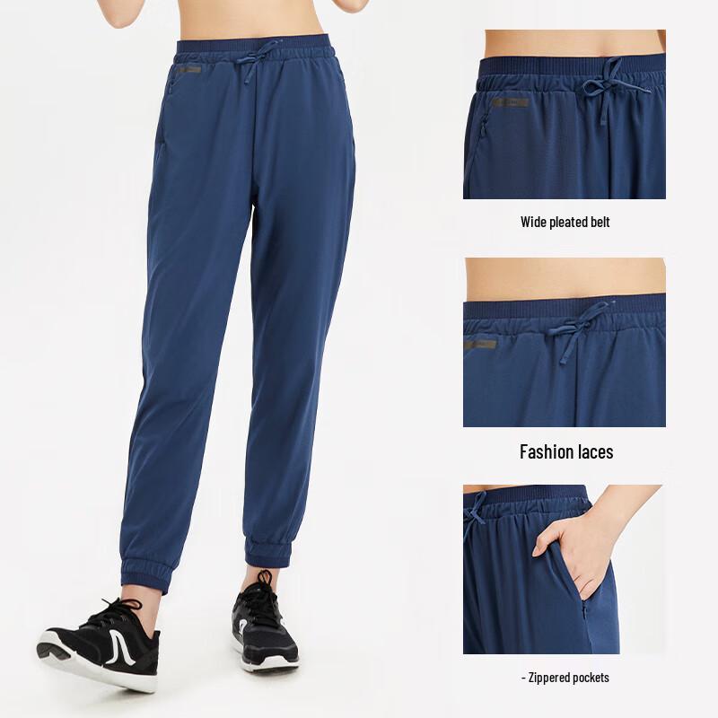 

Decathlon Women s Loose Fit Quick-Dry Cropped Sports Pants M
