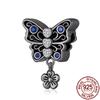 Spring New Charms Genuine Copper Floral Bee Firefly Style Butterfly Beads Fit Original Bracelet Necklace Handmade DIY Jewelry