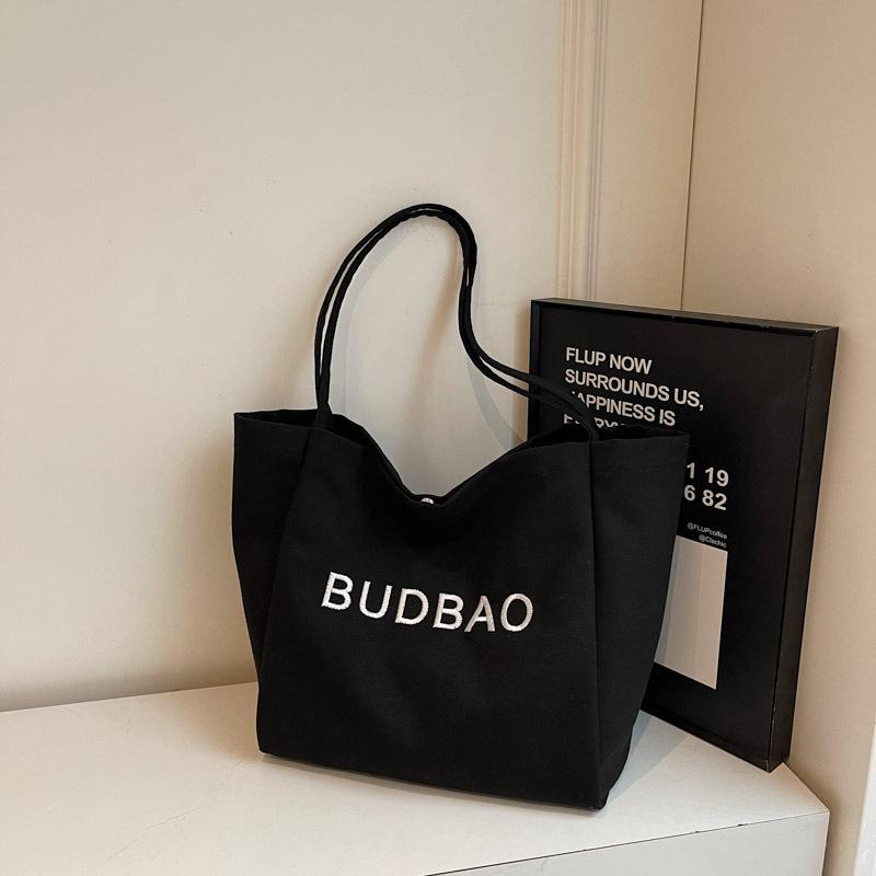 

New Korean-style Simple Large-capacity Casual Handbag чёрный