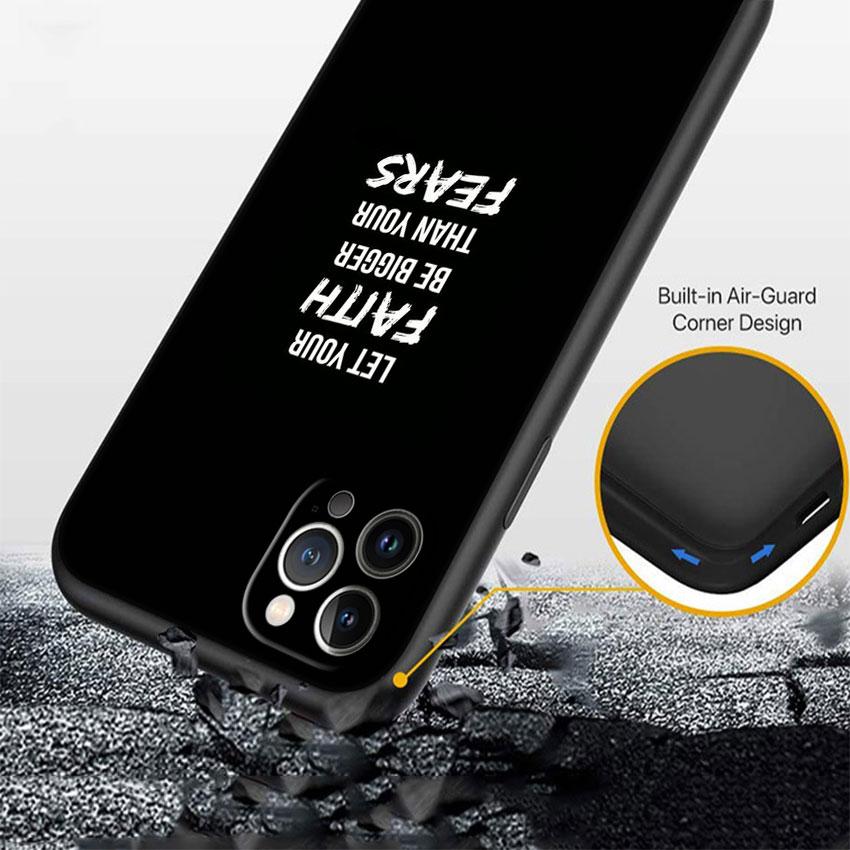 PP10 Bible Verse Jesus Soft Shell Phone Case for Samsung Galaxy S20 S21 S22 Ultra FE + Plus A21S A22 A24 A25 A26 A30 A30S A31