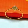 Lucky Four-Leaf Clover Women's Diamond Ring - Forest Style Niche Design, Sparkling and Sweet.