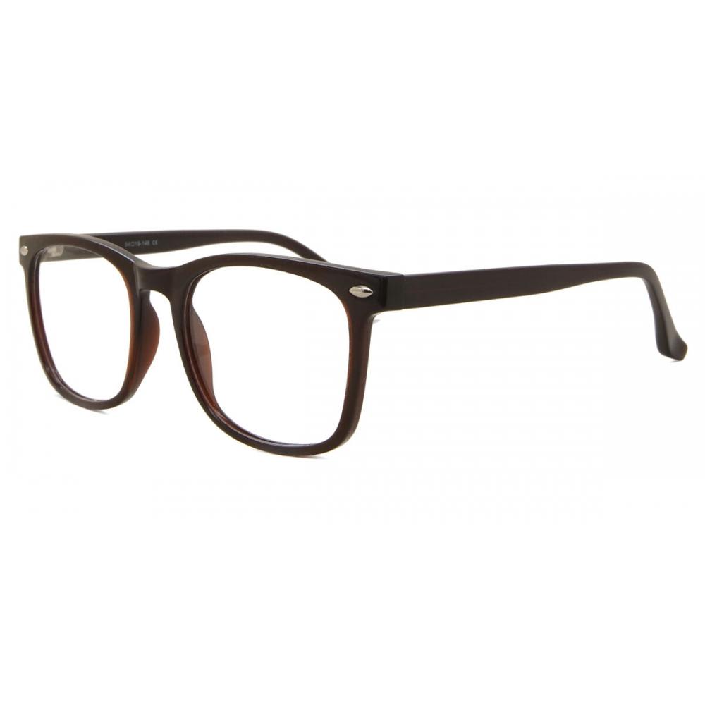 Full Rim Square Brown Smartbuy Collection Cest Cp112e Fashion Unisex Eyeglasses