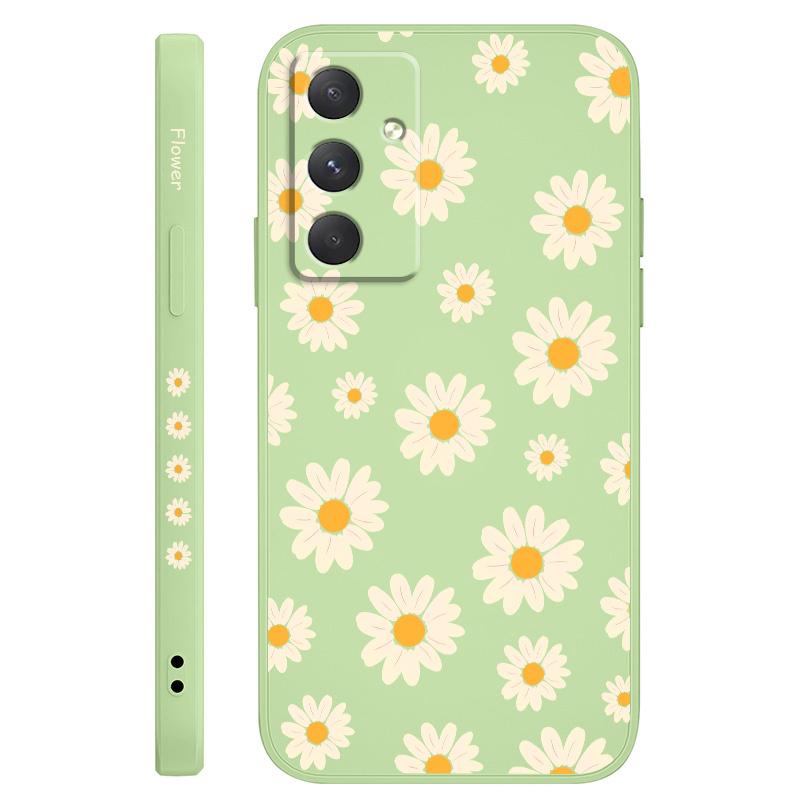 Corrugated Daisy Phone Case For Samsung A55 A35 A25 A15 A56 A36 A26 A17 A16 A07 A06 A05 A05S A54 A34 A24 A14 A04 A04S A04E 4G 5G