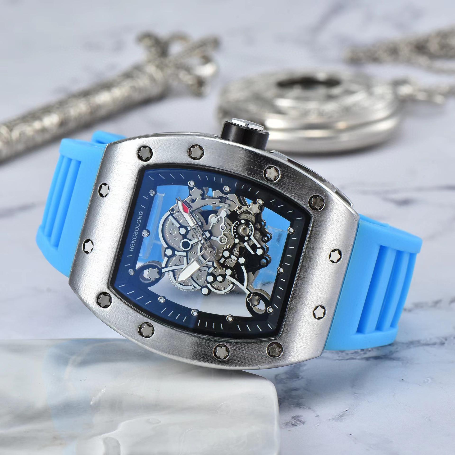 

Кварцевые часы бочкообразной формы с полым дном, европейские и американские, с указателем, для деловых мужчин