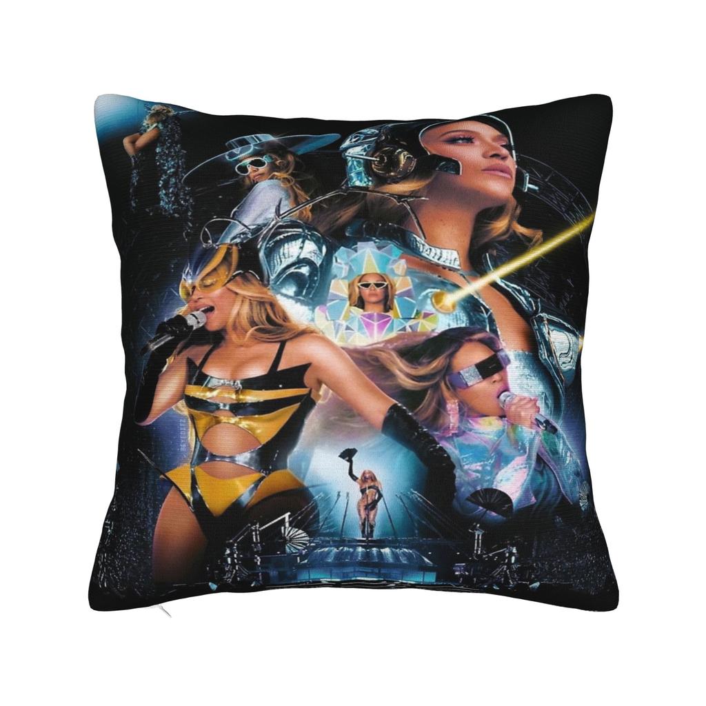 Beyonce Cowboy Carter Tour Printing Pillowcase Cushion Cover  Pillow Covers New Style Bedroom Decorations Square Multi-Size