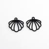 5Pcs Zinc Alloy Scallop Charms Hollow Out DIY Jewelry Earring Making Accessories Scallop Pendant