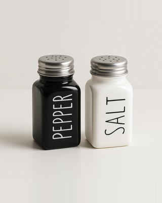 Garrafa de aspersão 2 peças decoração de cozinha conjunto de saleiros e pimenteiros de fazenda