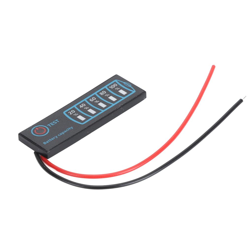 LED Batterieanzeige 3 Farben Batteriemonitor Messgerät für Säure Ternäre Lithium LiFePO Batterien