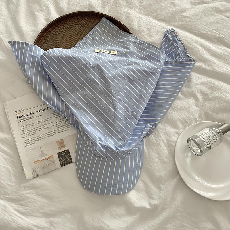 

Big Head Hat Striped Headscarf Hat Female Spring Summer Trendy Hottie Street Hip Hop Sunscreen Hat Peaked Cap синий