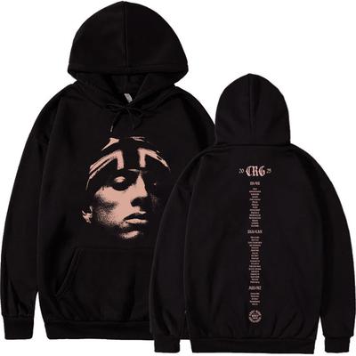 Raper Central Cee NIE MOŻE SIĘ SPIESZYĆ DO WIELKOŚCI Trasa 2025 Merch Bluza z kapturem Moda męska Oversizeowa bluza Hip Hop Gotycka bluza z kapturem Streetwear