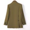 Tluoman Women's Loose-Fit Padded Winter Blazer