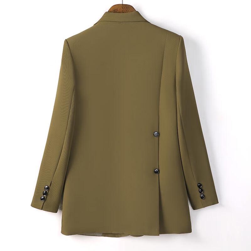 Tluoman Women's Loose-Fit Padded Winter Blazer