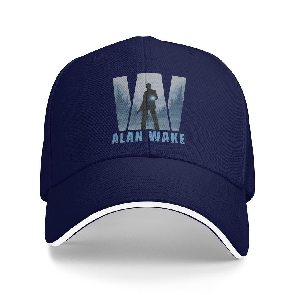 Alan Wake Baseball Cap Casual Women Unisex Trucker Hat Sun Design Kpop Rock Baseball Caps Birthday Present