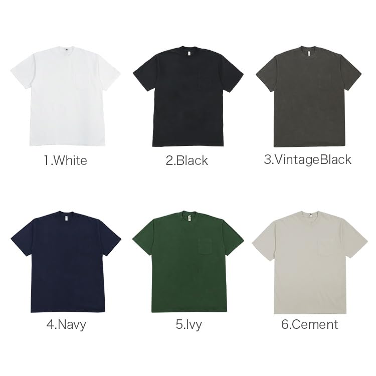 Angeles Pocket Short for Men and Los Angeles M [Los Apparel] T-shirt, Heavyweight, Sleeve, Women, Apparel, 6.5oz, Plain, 1809GD, Cement, Ivory, [Used]