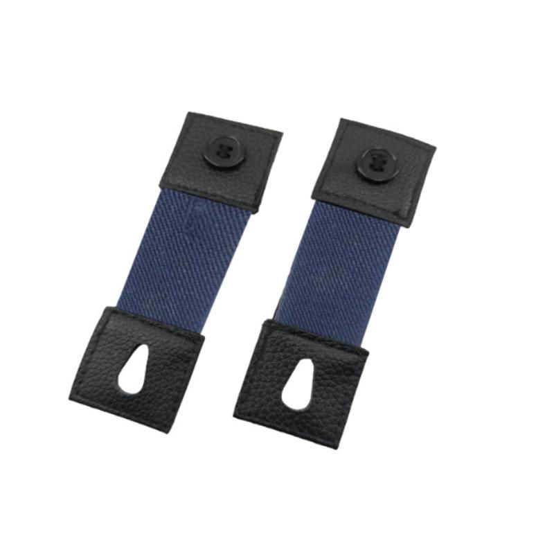 Adjustable Elastic Shirt Sleeve Bands with Non-Slip Cuff Holders -Fixed Button Closure for Men's Formal & Casual Attire