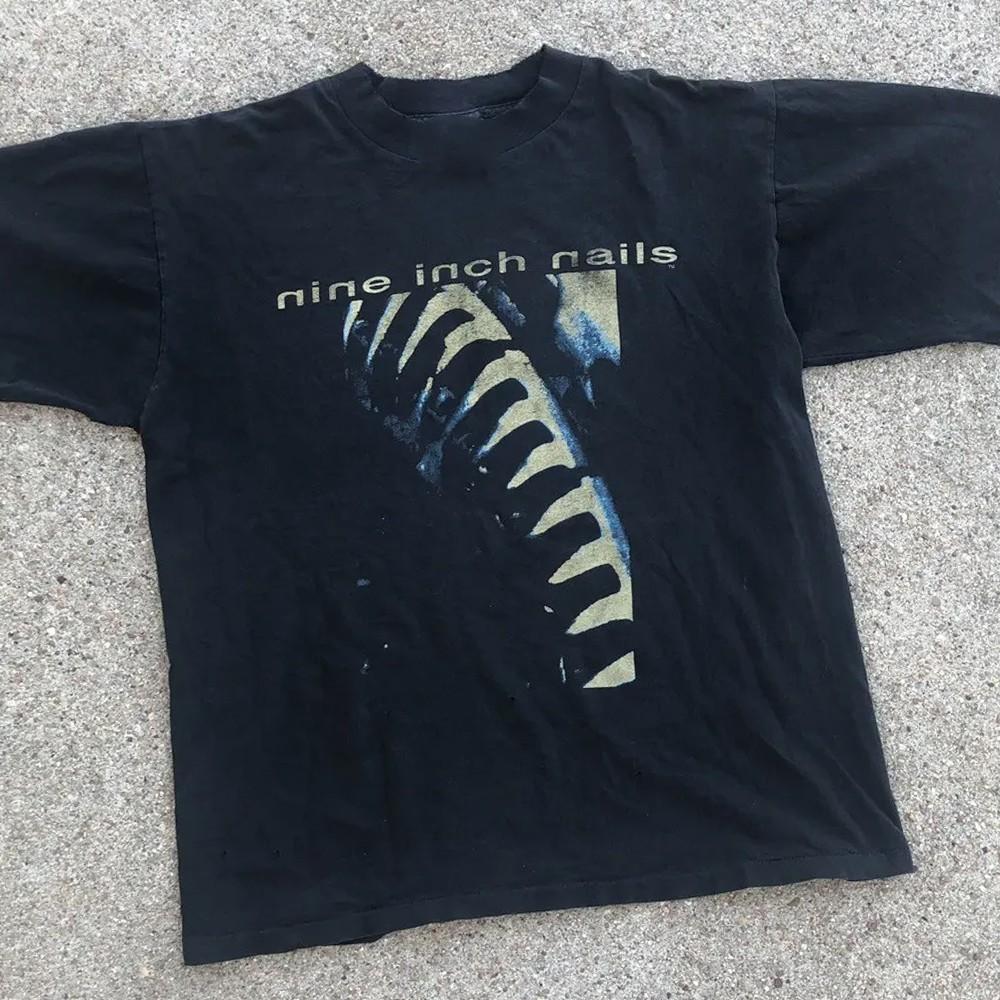 

Vintage 90s 1994 Now I’m Nothing Nine Inch Nails Shirt reprint 16D554 Unisex T-Shirt L