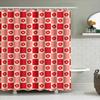 Beautiful Flower Printed Shower Curtain Bathroom Decor Waterproof Fabric Shower Panels Home Decoration