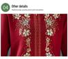 Women's Autumn/Winter Heavy Knit Cardigan with Butterfly Flower Embroidery & Hand Beading