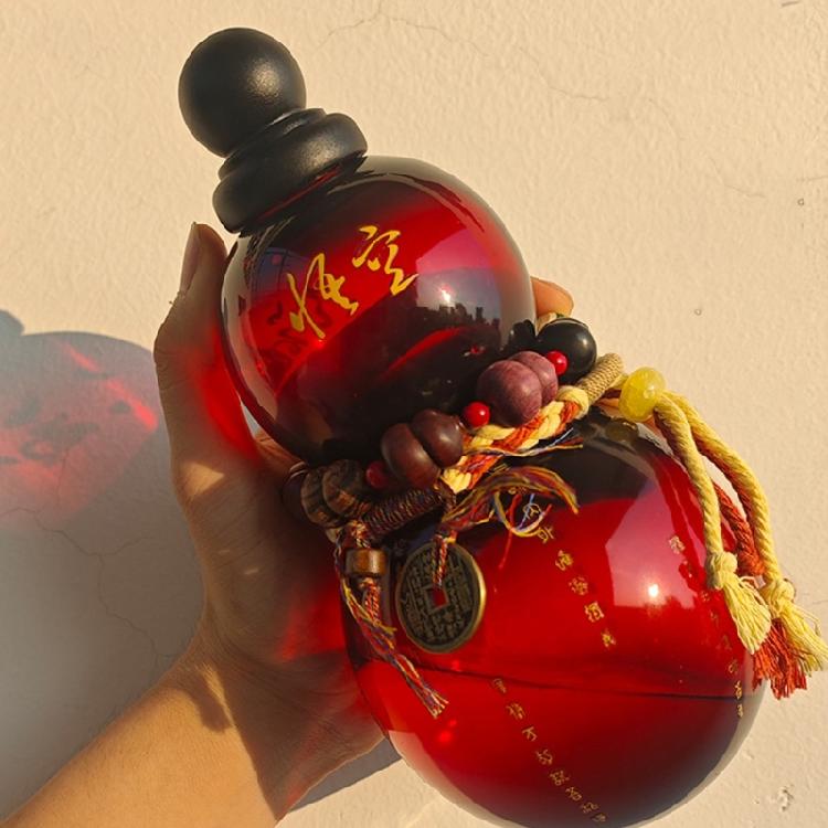Gourd Drinking Cup Vintage Chinese Water Bottles Unique Trendy Water Cup for Students and Traveler