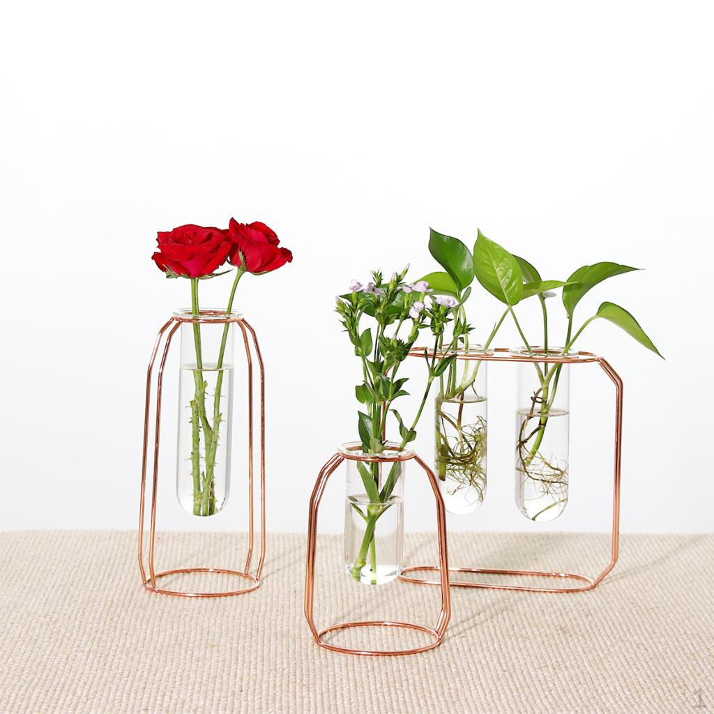 Holder Flowervase For Cafe Shop Office Desktop Decor