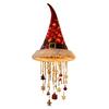 Festliche Veranda-Eingangsdekorationen Weihnachtsbaum-Hängeornament mit LED-Lichtern Beleuchteter Anhänger Stern-Topper Leuchtend für Innenbereich Terrasse Weihnachten für