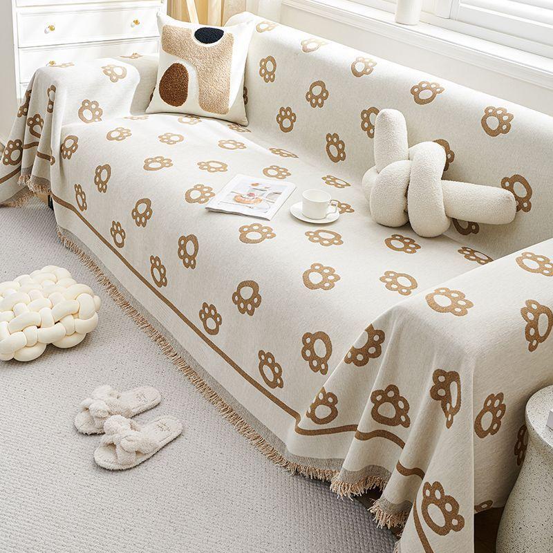 

Универсальная универсальная милая коготь из синели, машинная стирка, милая простая высококачественная диванная подушка, подушка для спинки, подлокотника, полное покрытие, ткань для полотенец. 180*130