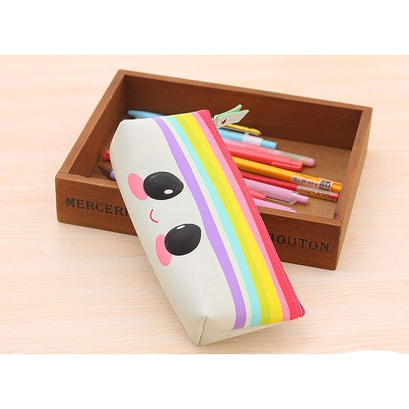 Accuprints Pack Of 3 Pencil Pouch | Pen Box For Kids | School Geometry Pouch | Square Stationary Pouch | Pencil Utility 0