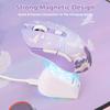 DAREU Gaming Mouse Wireless Wireless USB Connectable Ultra Light 85g Ergonomic Cute 12000DPI Charging Dock Included Programmable EM901X Year