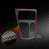 Carbon Fiber Car Accessories Gear Shift Panel Interior Trim Cover Soft Sticker For BMW 7 Series F01 730li 740li 750li 2009-2014