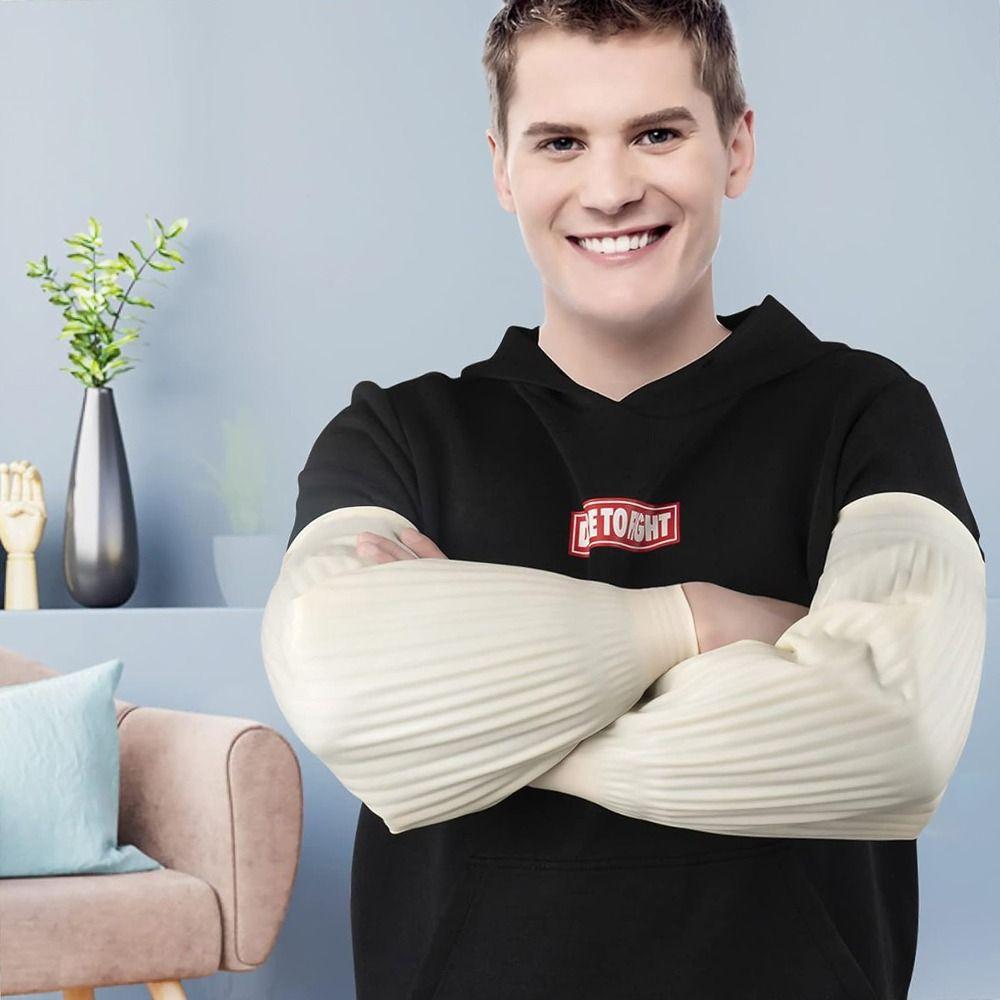 Waterproof Housekeeping Sleeve Cover Lengthening Arm Protector Durable Latex Arm Sleeves  Cooking