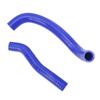 2PCS Silicone Radiator Coolant Hose Kit Sealed Leak Proof Replacement For Arctic Cat DVX‑400 2007 To 2008 Blue