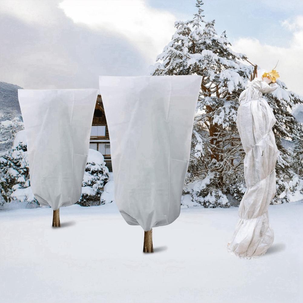 2pcs Plant Non-Woven Fabric Protective Cover Frost Freeze Protection Cover