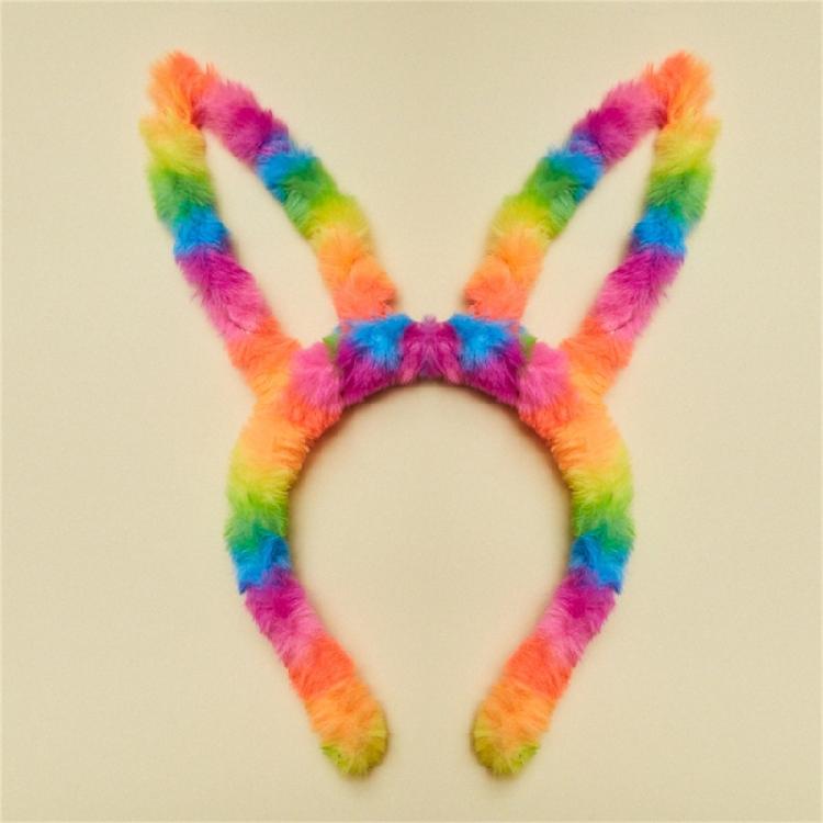 Christmas Rabbit Ear Hair Hoop Cute Live Broadcast Hair Holder Festival Headwear