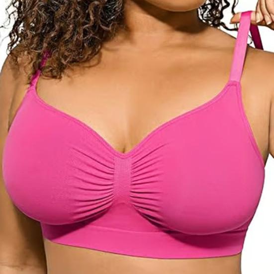 Reggiseno da donna con imbottiture pettorali rimovibili Senza cuciture Push-up Apertura frontale Reggiseno per allattamento No