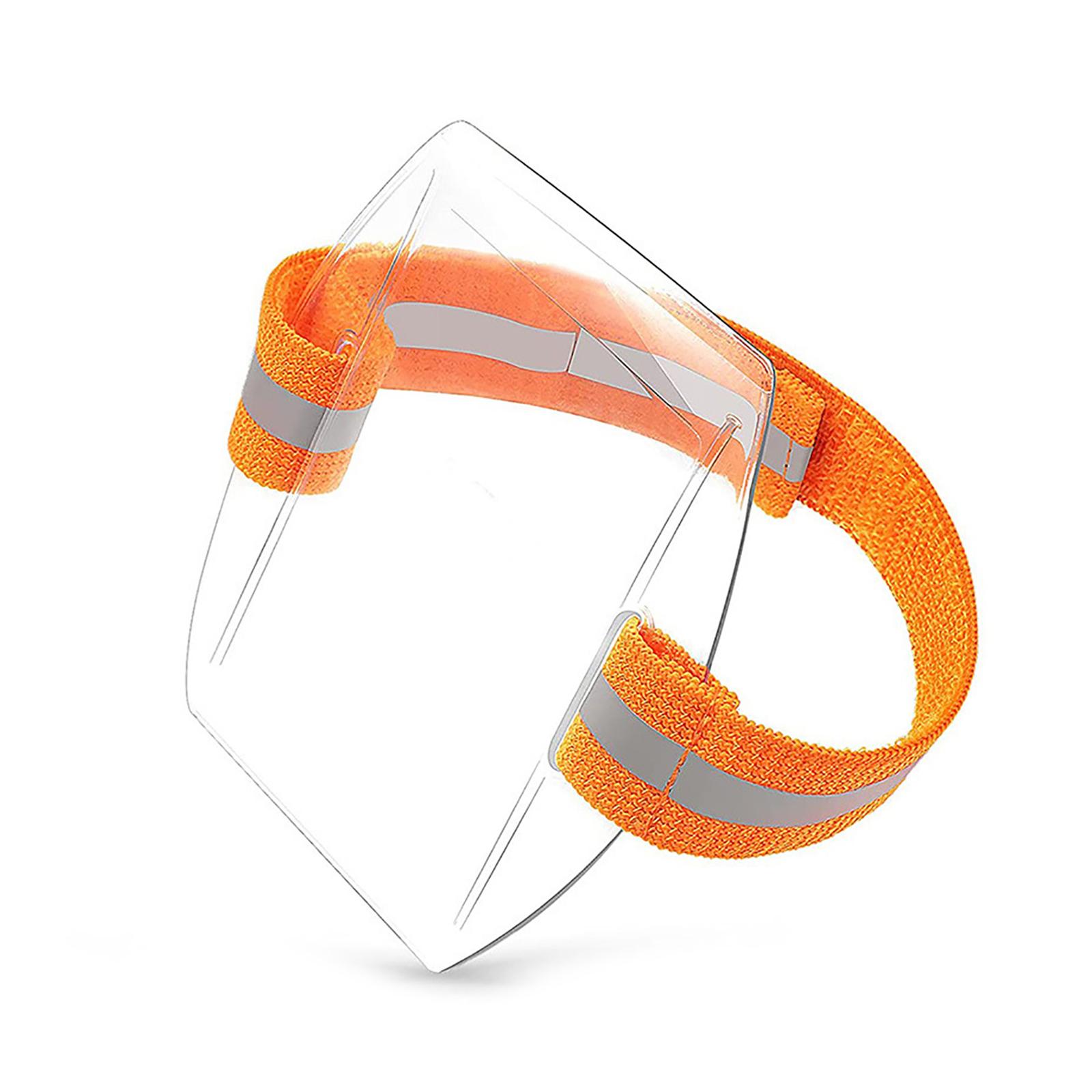 

Эластичный регулируемый держатель для бейджа на руку, пластиковый держатель для именной бирки, светоотражающий браслет, держатель для удостоверения личности, простой в использовании оранжевый