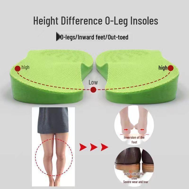 High/Low Arch Support & O/X Leg Correction Insoles